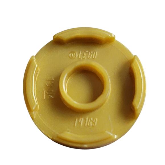 LEGO Gold Vinyl Record‎ Round Tile 2x2 14769pb050 Friends Parts Stocking Stuffer - Picture 2 of 2